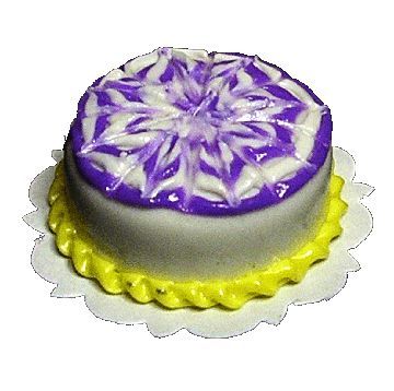 Purple Starbust Cake