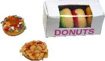 Assorted Half Dozen Donuts in Window Box