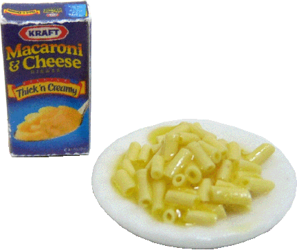 Macaroni & Cheese Box with Plate