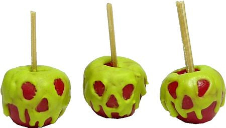 Scary Halloween Apples, 3pc