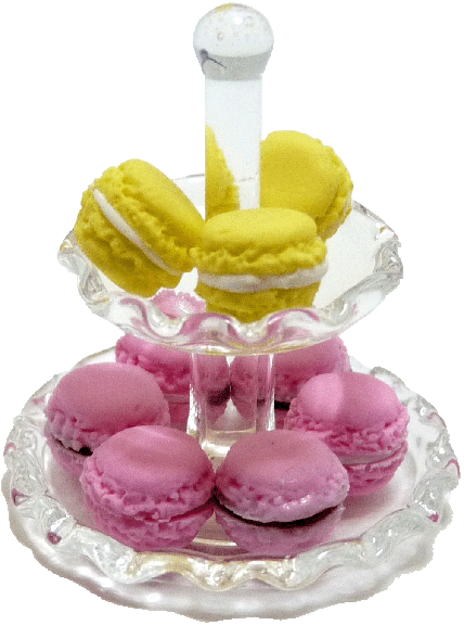 Macarons in 2 Tier Tray