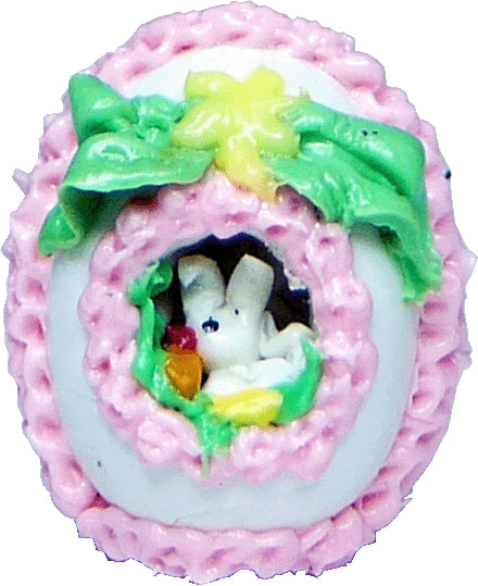 Panorama Egg, Rabbit Pink Trim