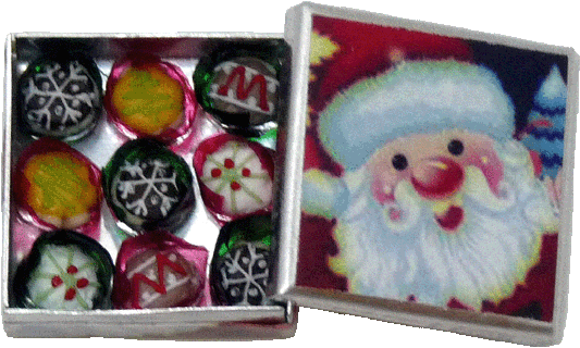 Christmas Cookies in Santa Tin