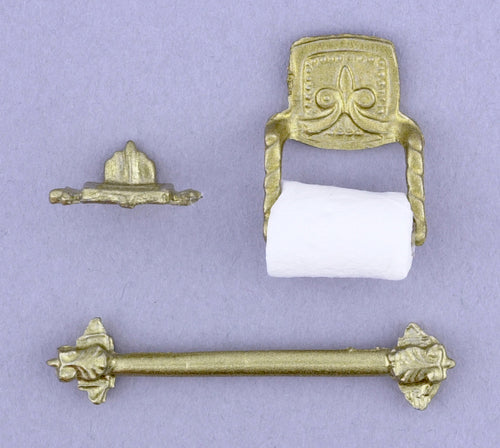 Bath Fixtures, Gold, 3pc