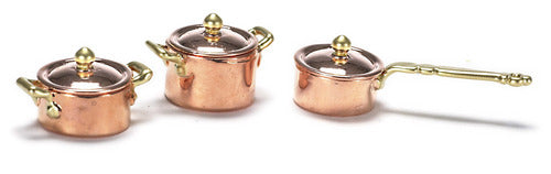 Copper Pot Set, 6pc