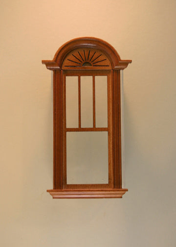 Newport Decorated Single Window, Walnut