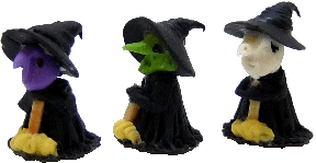 Three Tiny Witches, Fimo