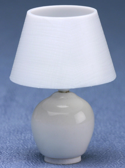 Ceramic Table Lamp, Ivory