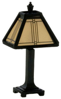 Craftsman Tiffany Lamp, Dark Bronze