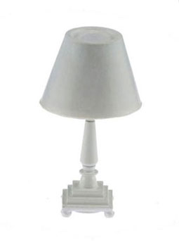 Traditional Table Lamp, White