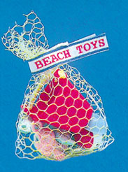 Beach Toys in Mesh Bag