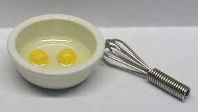 Bowl of Eggs with Whisk