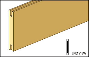 Door Frame with Channel on Both Sides, 7/16"