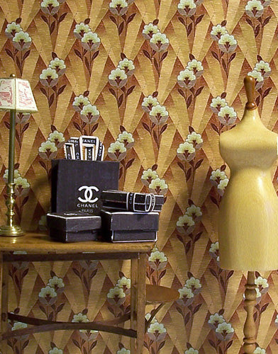 French Deco Wallpaper