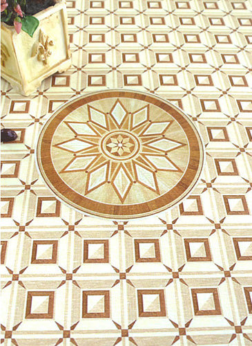 Floor Paper, Marqueterie Medallion