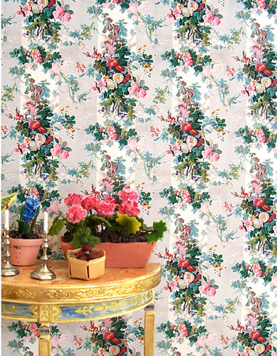 Faux Shabby Wallpaper