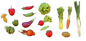 Fresh Vegetables, Assortment