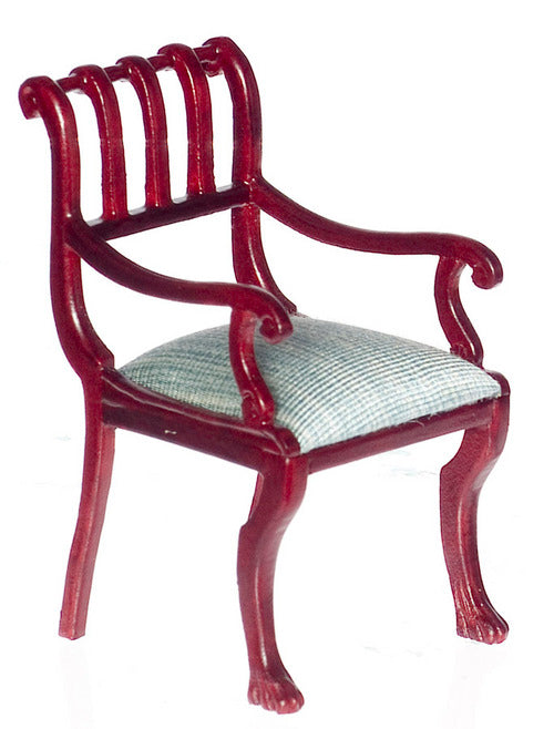 British Colonial Arm Chair, Mahogany