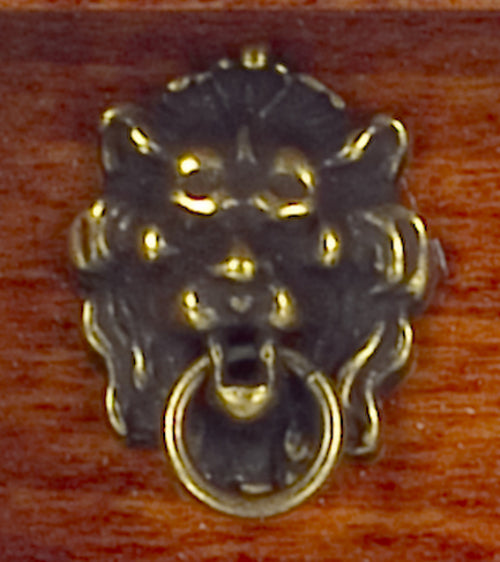 Lion Head Door Knocker, Antique