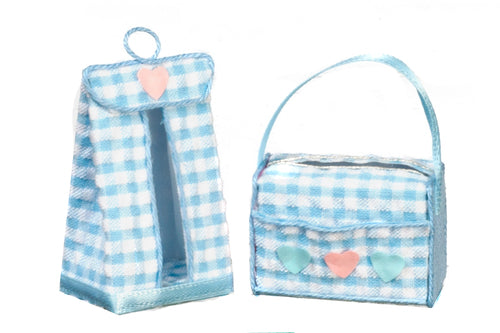 Diaper Bag & Diaper Holder, Blue