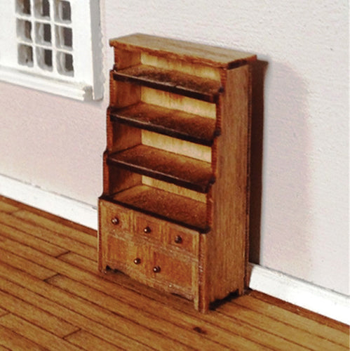 1/4" Scale Ptarmigan Bookcase with Chest Kit