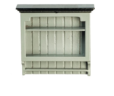 Kitchen Upper Shelf, Gray & Black