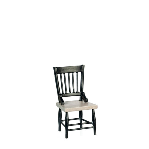 Kitchen Chair, Black, Gray