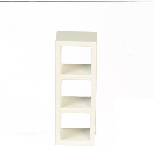 3-Shelf Unit, White