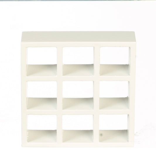 9-Shelf Unit, White