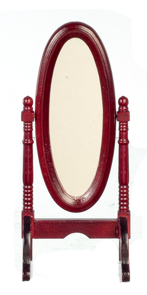 Cheval Mirror, Mahogany