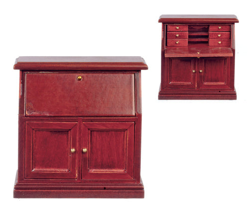 Drop Top Desk, Mahogany