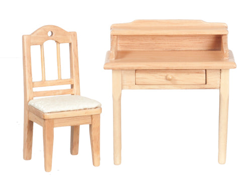 Small Desk & Chair, Oak