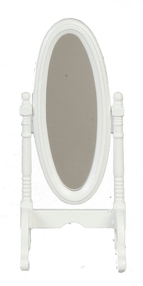 Cheval Mirror, White