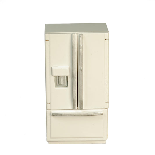 Refrigerator with Freezer Bottom, White