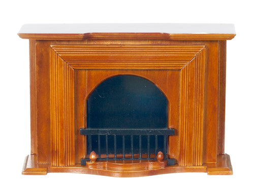 Traditional Fireplace, Walnut