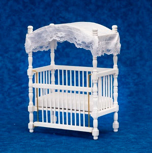 Canopy Crib, White