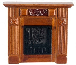 Elizabeth Fireplace, Walnut