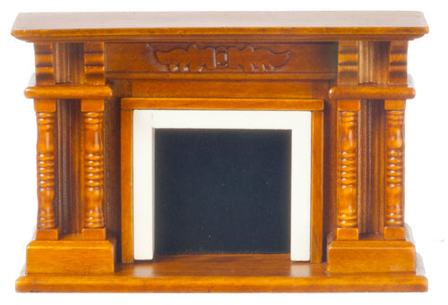 Victorian Fireplace, Walnut