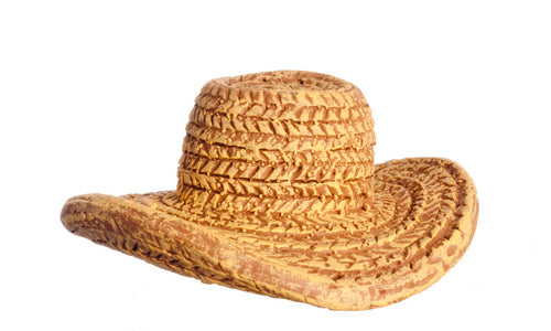 Straw Hat, Polyresin