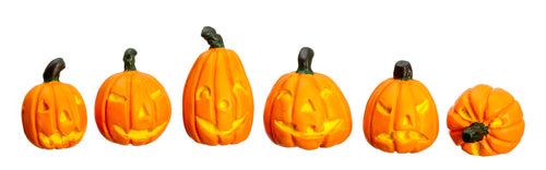 Halloween Pumpkins, 6pc