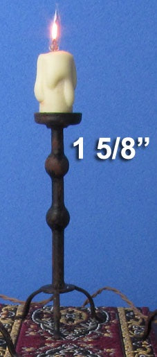 Tudor Table Candle Stand, 1 5/8"