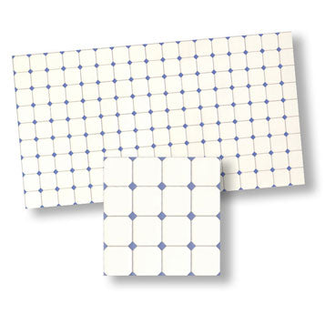 1/2" Scale Blue Diamond Tile, 1pc