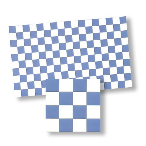 1/2" Scale Blue & White Tile