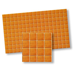 Orange Coral Plain Wall Tiles