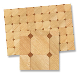 Faux Wood Parquet Flooring, Inlaid Diamond