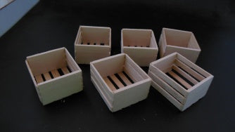 Wooden Apple Crate, 1pc