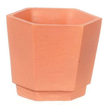 Hexagon Planter, Terra Cotta