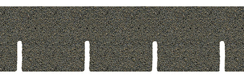 Asphalt Shingles, Dark Gray, Square