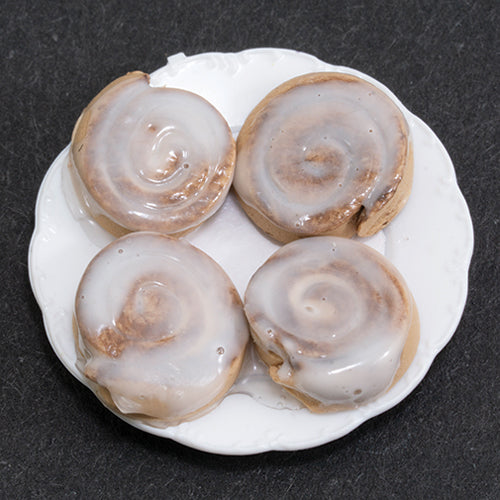 Cinnamon Rolls on Plate