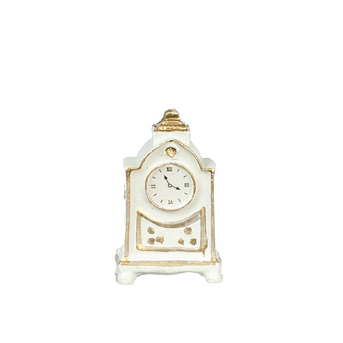 Antique Clock, White